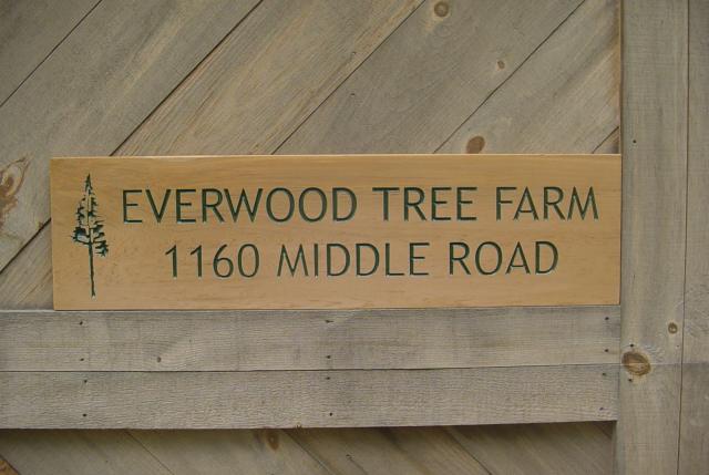 address sign