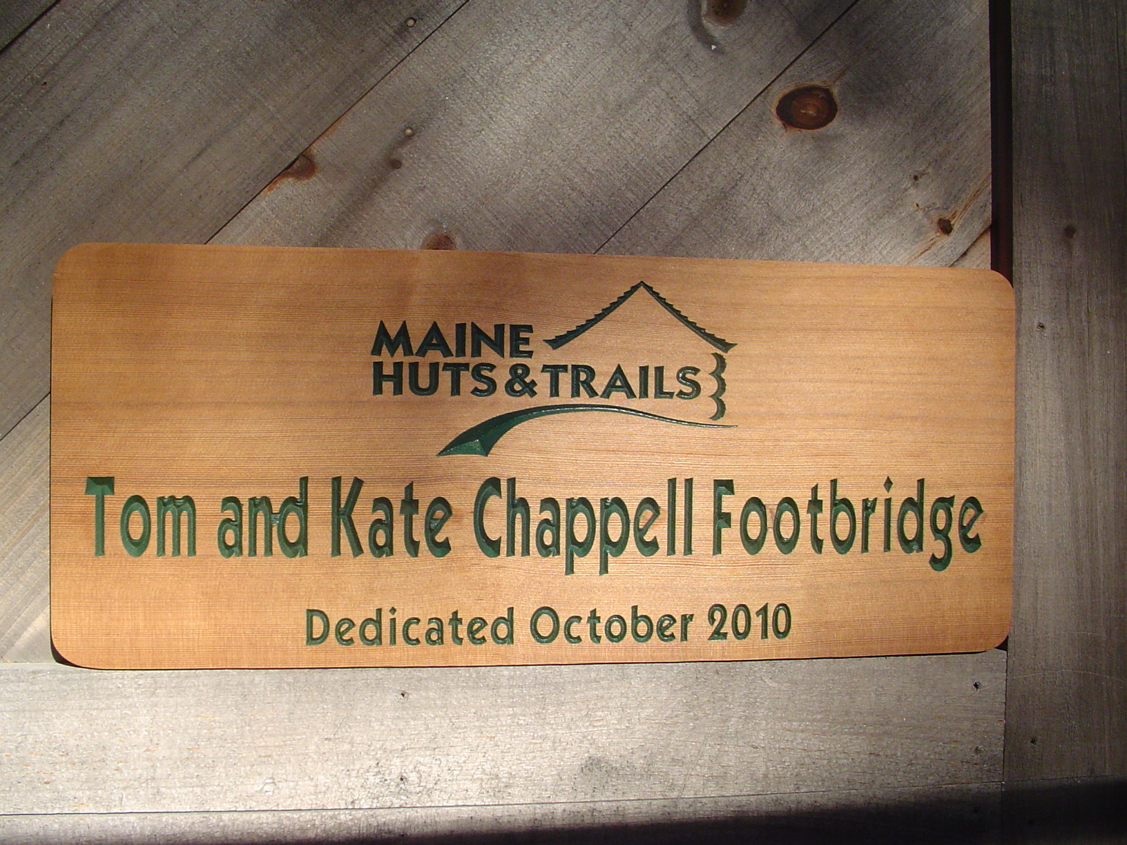 commemorative sign