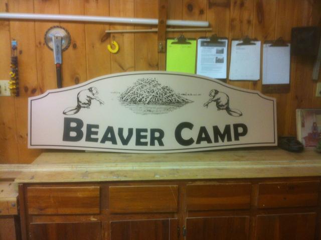 Beaver Camp sign