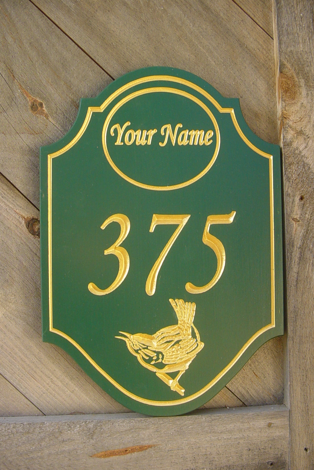 house plaque sample