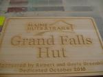 grand falls hut in process